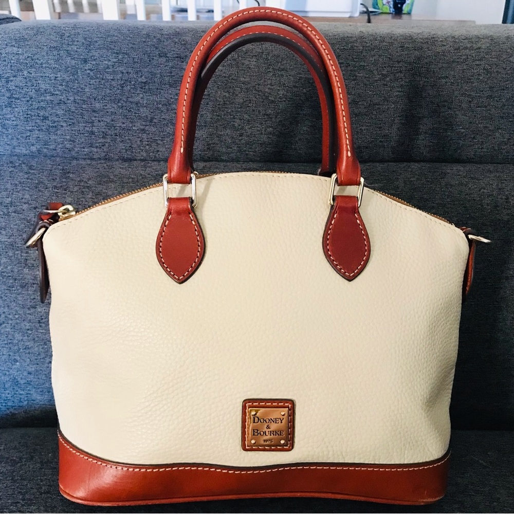 D&B Bone Peddle Zip Satchel